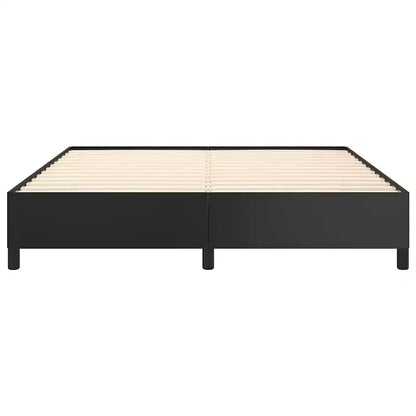 Struttura letto nera 75% polivinilcloruro, 5% cotone, 20% poliestere