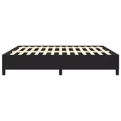 Struttura letto nera 75% polivinilcloruro, 5% cotone, 20% poliestere
