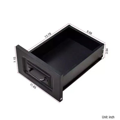 Scrivania angolare a L per computer con credenza, scrivania da ufficio ad angolo con cassetti e libreria, tavolo da studio, scrivania per computer da gioco per studio, nera