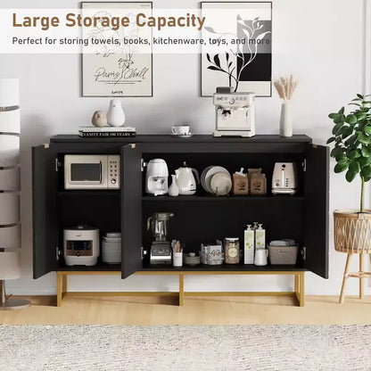 Mobile buffet, Armadietto contenitore con ripiani, Credenza in legno con consolle per organizzazione, Cucina, Sala da pranzo, Salotto, Ingresso