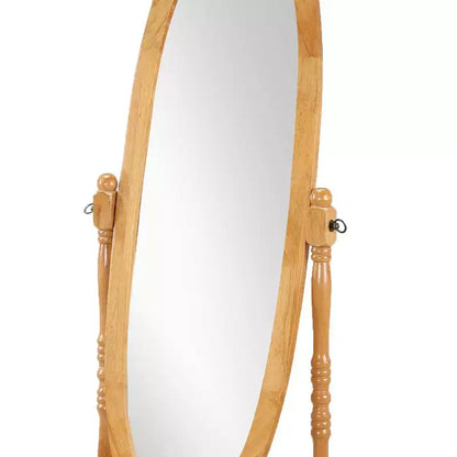 Specchio da terra a figura intera con cornice in legno – Quercia