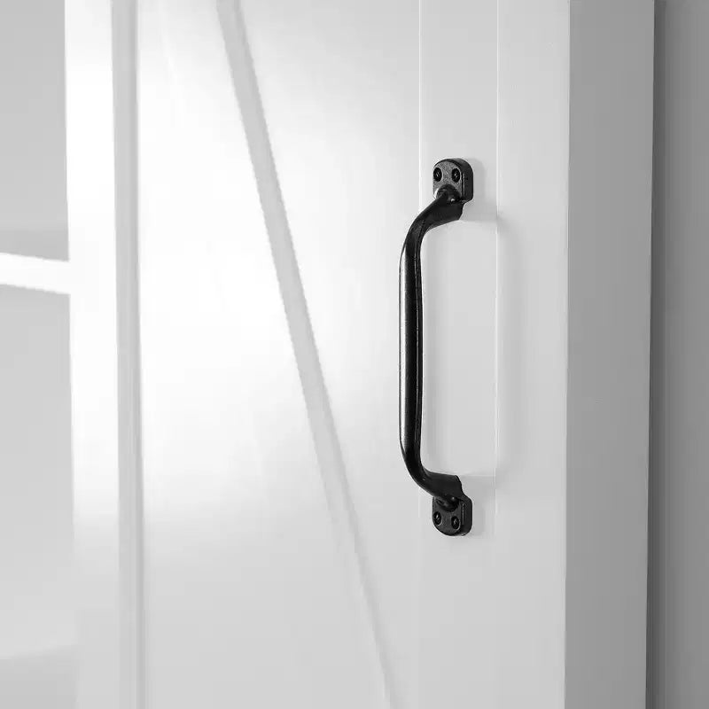 Mobiletto salvaspazio da bagno sopra il WC in stile rustico con 5 ripiani e anta scorrevole